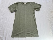 Loft Short Sleeve Casual Dress Size Large L Green