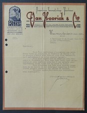 Invoice BELGIUM 1934 WAESMUNSTER VAN HOORICK CARPET illustrated 56