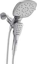 Moen Verso Square Dual Shower Head Handheld Combo Chrome 8-Spray Infinit 220C4EP