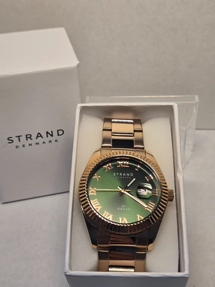 Obaku-Strand, DELMORE новом 42 мм, аналоговые часы - для мужчин S721GDVESV новый! - Изображение 2 из 4