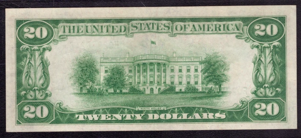 1928 $20 FEDERAL RESERVE NOTE ATLANTA FR.2050-F NUMERICAL SEAL PCGS AU 58 PPQ - Image 4 of 4