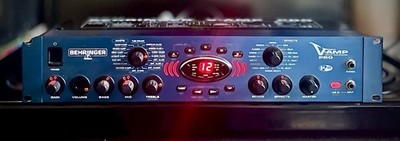 BEHRINGER V-AMP PRO Guitar Amp Simulator Multi-Effects S/PDIF  Processor Tested