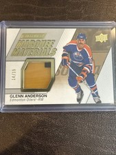 Glenn Anderson 2023-24 Upper Deck Engrained Marquee Materials MM-GA /15