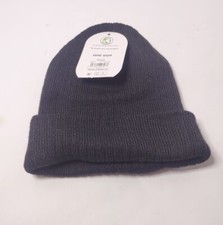 Black Youth Winter Knit Beanie Hat One Size Fits All Brand New With Tags