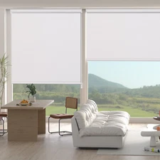 Changshade CUSTOM SIZE Blackout Corded Window Roller Blinds Curtains -5Colors