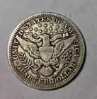 1912 USA Barber Quarter sharp mid Grade piece Liberty Readable