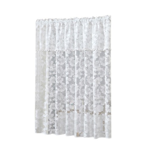 Lace Printing Tulle Curtains Punch Gauze Curtain Room Door Window Home Decor NEW - Picture 16 of 19