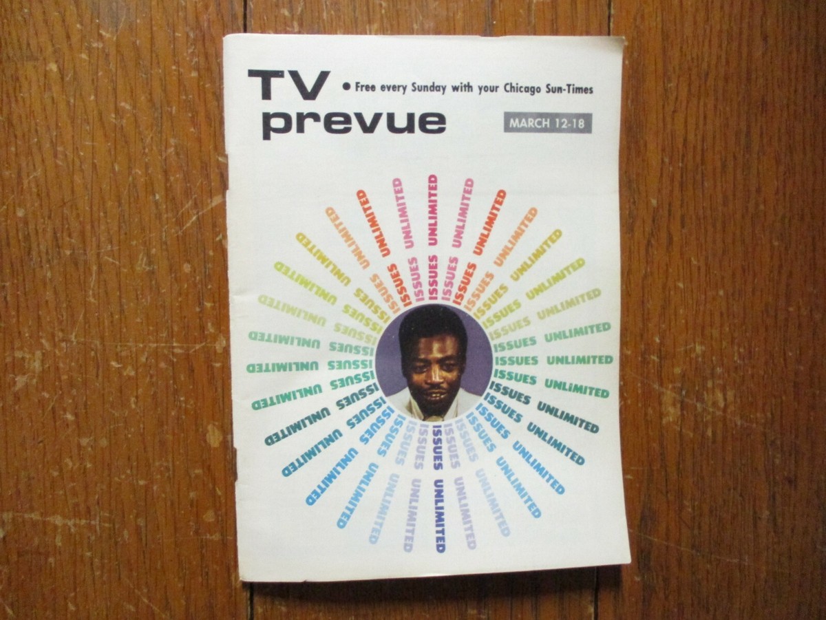 March 12-1972 chicago sun-times tv prevue magaz(issues unlimited/hurley  green)
