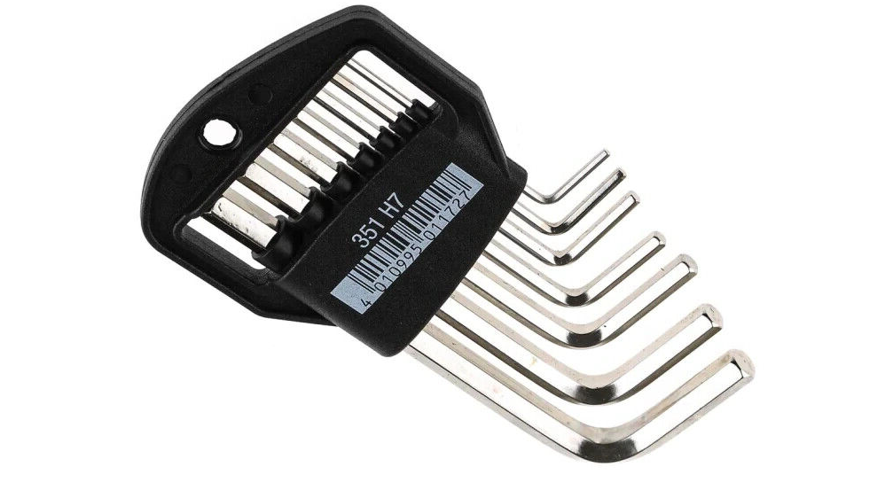 Wiha 7 Piece Chrome Stubby Compact Hex Allen Hexagon L-Key Set 1.5mm ...