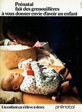  publicité Advertising 0422 1972  Prénatal pyjama grenouillère bébé 