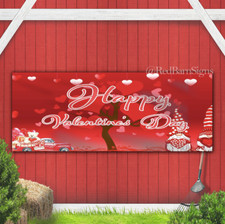 Happy Valentines Day 044 indoor outdoor banner sign