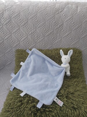 BNWOT TU BLUE STRIPED Bunny Rabbit Baby COMFORTER