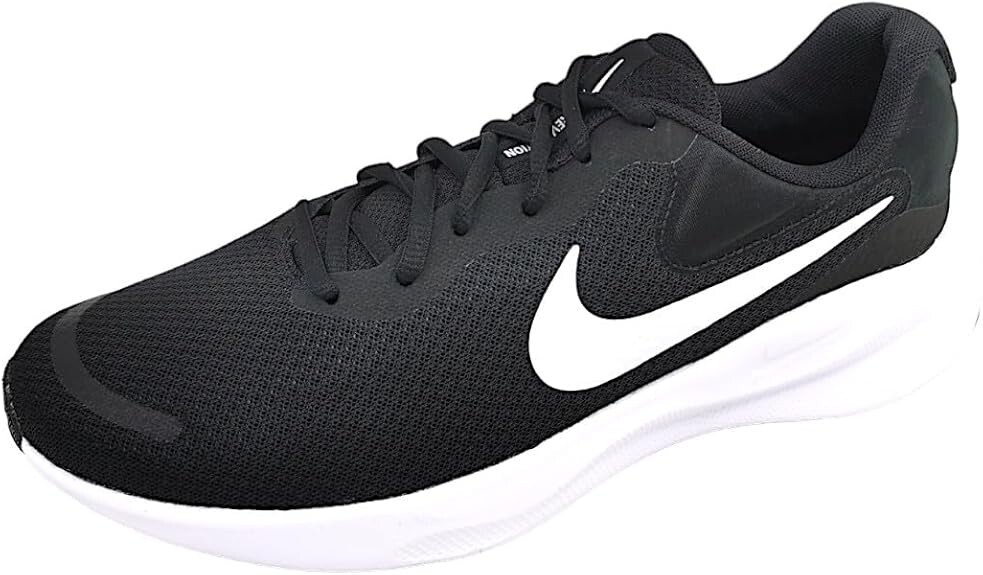 Nike Revolution 7 Men Running Shoes Black White FB2207 001 Size 13 Gym Outdoor Nike REVOLUTION 7 Men main image 4