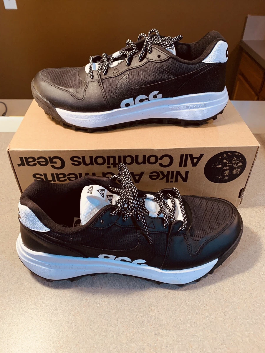Nike ACG Lowcate Mens Black White Trail Running Shoes DX2256-001 Size 11.5 Nike Shoes ACG Lowcate Trail Hiking Men main image 3