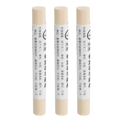 Möbelreparatur-Wachsmalstifte, 3stk Holzwachs-Füllstift, Möbelmarker, Beige