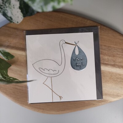 ''It's a Boy!'' - Grußkarte - Bauchnabelmotive