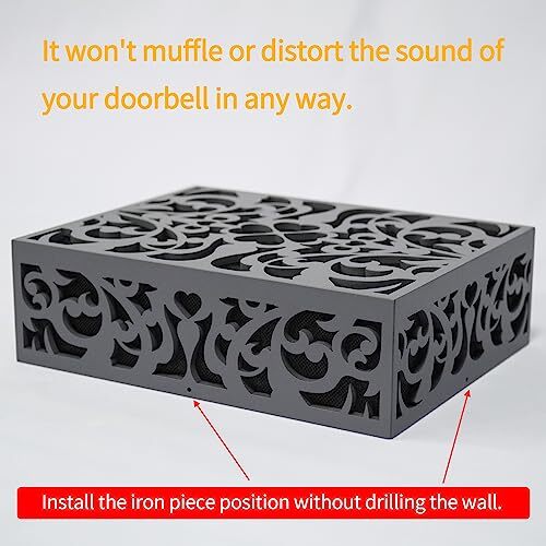 Oryx Doorbell Chime Cover Box Only Grey Door Bell Covers For Wall Wood