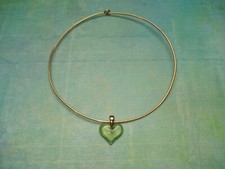 Collier Pendentif Coeur LALIQUE France 