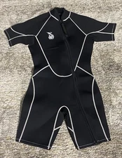 Zifumei Kids Full Zip Shorty 3MM Wetsuit Size M Boys Full Zip Easy To Suit Up