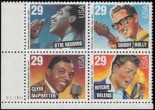 Scott # 2728-29-26-27 - Rock&Roll, Rhythm&Blues - Plate Block Of 4 - MNH - 1993