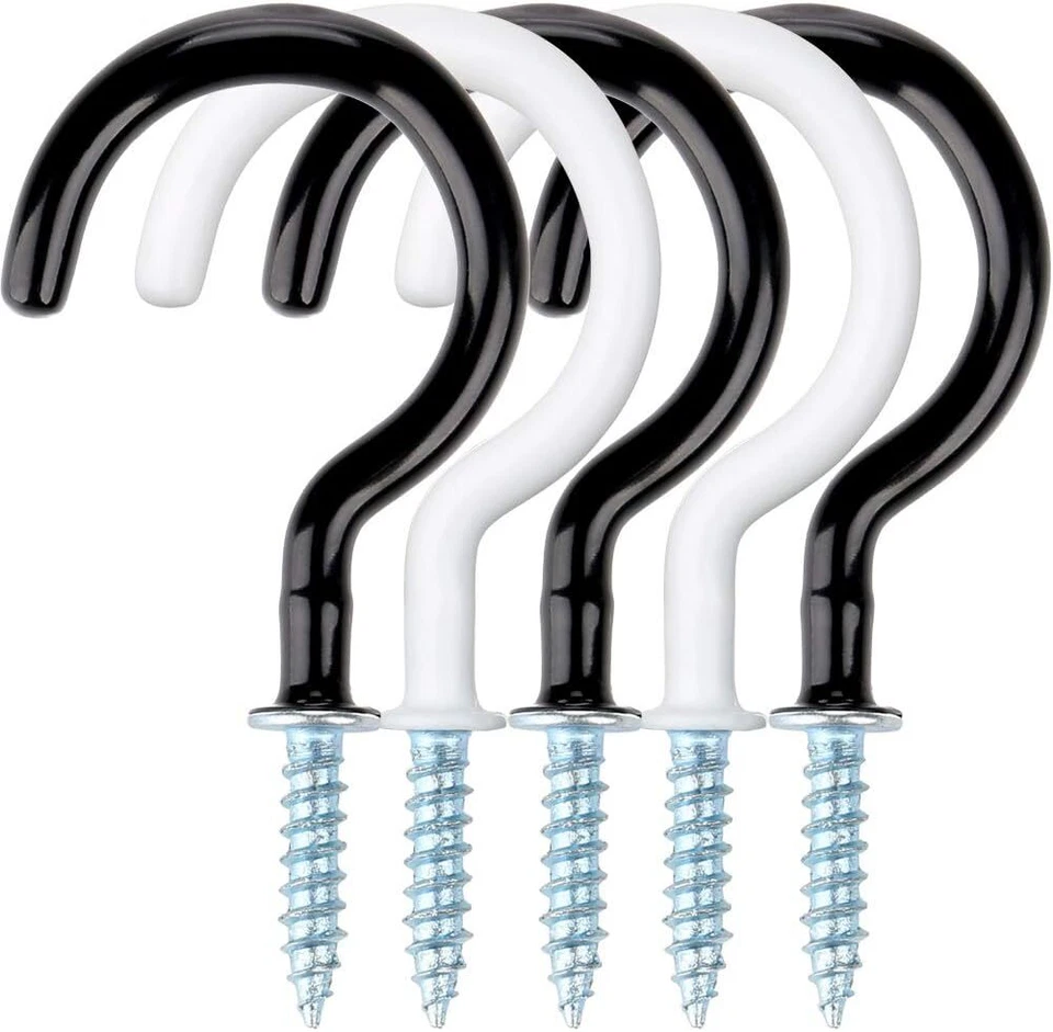 10 Pack of cup hooks screw in coffee hook storage kitchen Small Large Sizes UK - Image 4 of 4