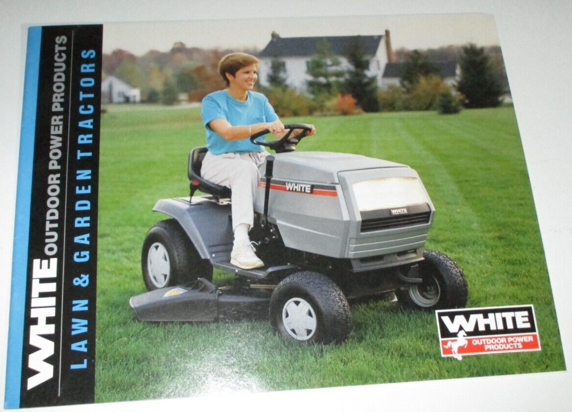 White Lawn Garden Tractor Sales Brochure GT180 LGT165 LT145
