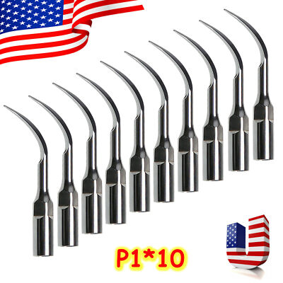 1-10Pcs Dental Ultrasonic Scaling Perio Tips P1 Fit EMS/Woodpecker Handpiece MX
