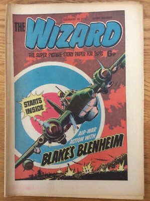 The Wizard 19/2/77 Dexter Of D-Squad, Scrappy DC Thompson UK Comic 