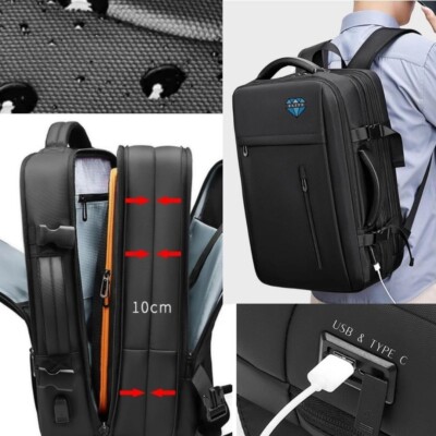 HighEnd Reisetasche ELITE Zucht EXPAND Hygiene USB LAPTOP Rucksack
