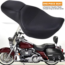 Low-Pro Rider Passenger Seat For Harley Road King FLHR 97-07 Street Glide 06-07