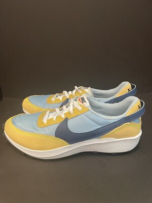 Nike Waffle Debut Unisex Shoes Size 15, Color: Boarder Blue/Mystic Navy Rare SZ