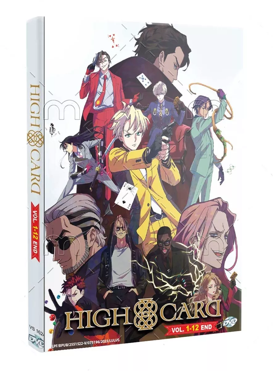 High Card - Anime DVD (1-12End) English Subtitle & All region