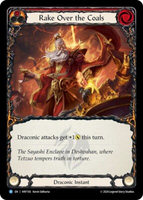 X2 RAKE OVER THE COALS (RED) [ONE IS RAINBOW FOIL!] NM! *THE HUNTED*