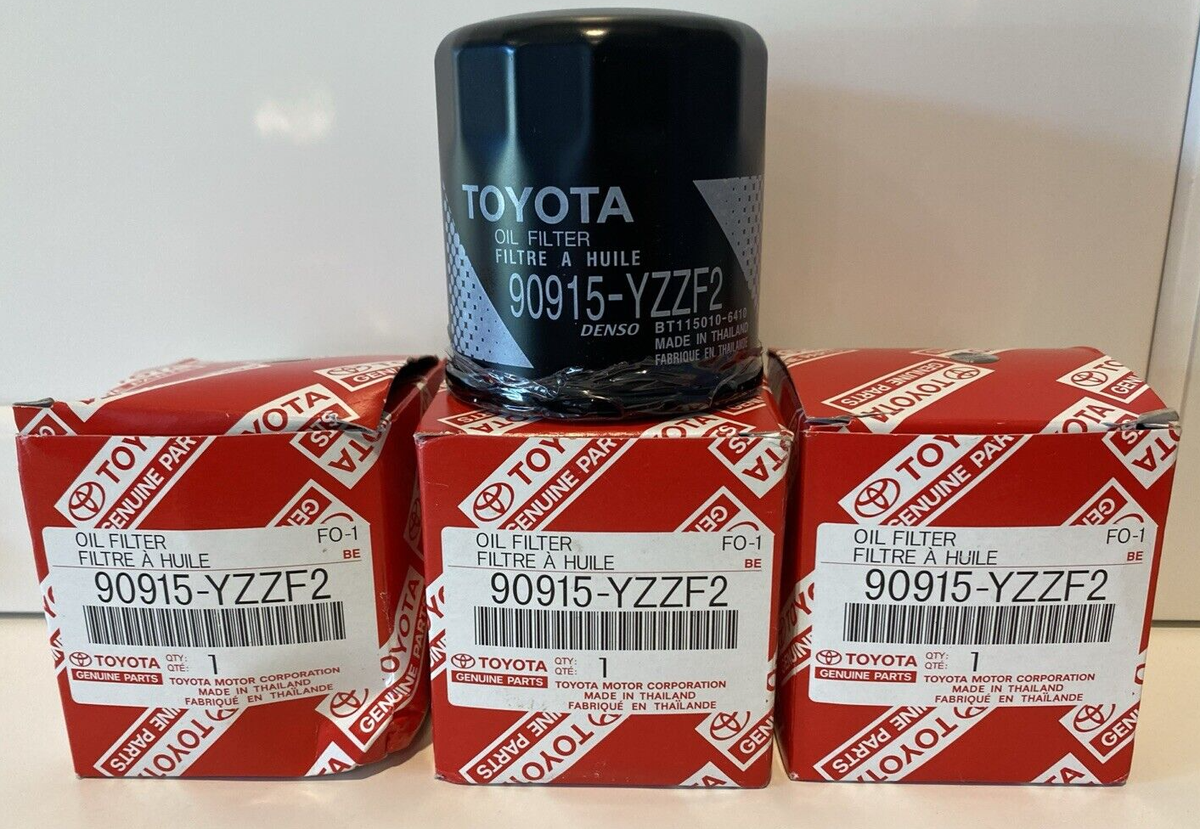 Toyota Genuine OEM Oil Filter 90915-YZZN1 Set of 3 | eBay