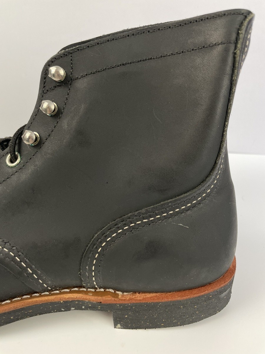 Red Wing 8114 Iron Ranger Cap Toe Boots Mens 10 D Nitrile Cork | eBay