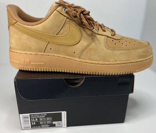 Men's Air Force 1 '07 WB Casual Shoes in Yellow Size 11.5 | Lace by Nike