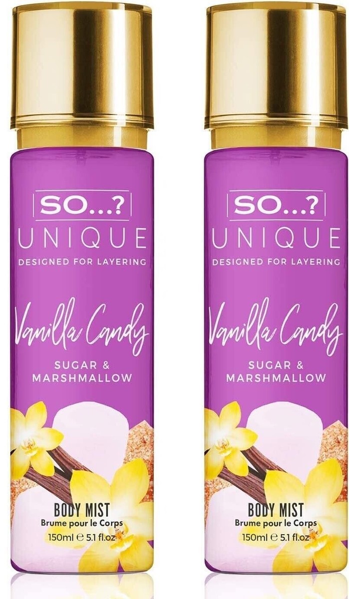 X UNIQUE VANILLA CANDY SUGAR MARSHMALLOW BODY MIST