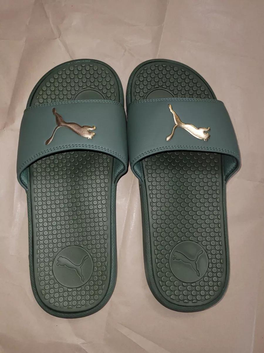 Puma on sale green sandals