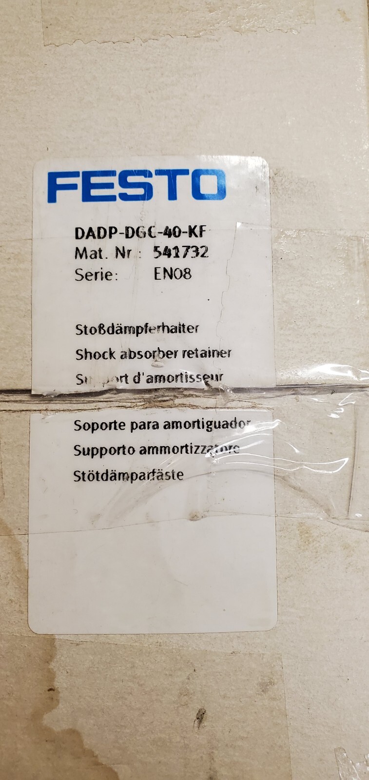 FESTO SHOCK ABSORBER RETAINER DADP-DGC-40-KF (541732)