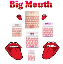 200 BIG MOUTH STONES LOT Apple Zip Baggies POLYBAGS 5 SIZES
