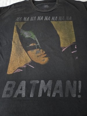 BATMAN '66 Na Na NaNa Mens Tee T-Shirt Black ADAM WEST Classic Picture Men's 2XL