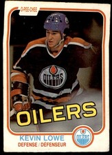1981-82 O-Pee-Chee Kevin Lowe Rookie Edmonton Oilers #117