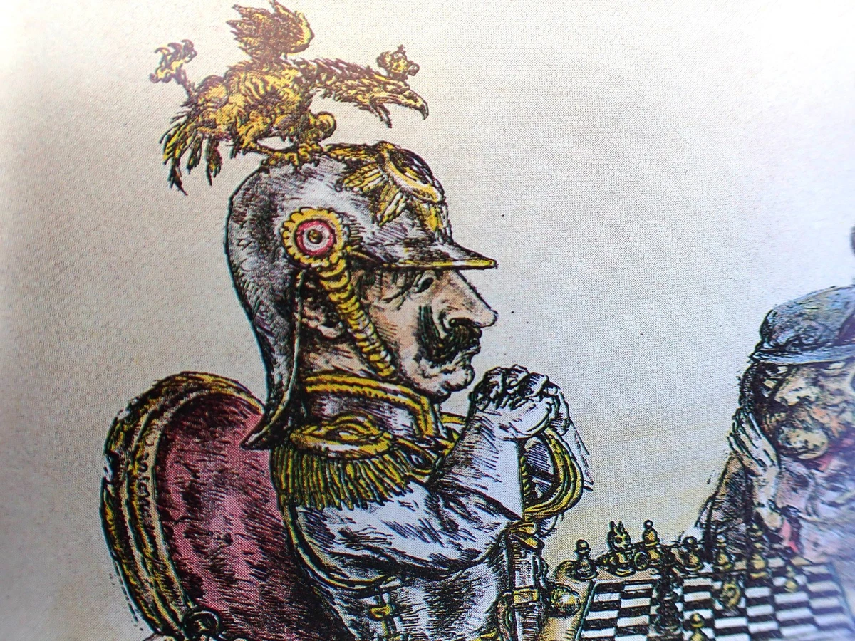 Stell-Es-Auf! "Wilhelm II., vaterlandslose Gesellen" Schach SPD A. Paul Weber