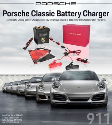 Genuine Porsche 911 Classic Battery Charger/Maintainer PCG-356-611-71