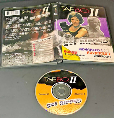 TaeBo II DVD Get Ripped Advanced Workout Billy Banks Fitness  2002