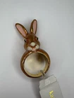 Kate Spade Desert Muse Bunny Ring Size 7 UK Size O Gold Tone