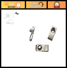 M6 Long Stainless Steel U-Style Clip-On Nut, U-Type Fasteners, 25 Pack, Durable