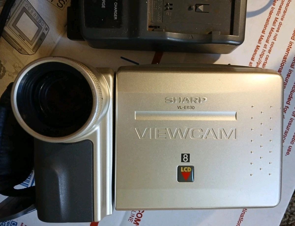 動作品　SHARP 液晶VIEWCAM video8 VL-EL300 Sharp Viewcam Video8 Camcorders for sale - eBay