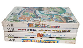 Nintendo Wii Game Lot Mario & Sonic Olympic Winter Games, Mini Golf Resort
