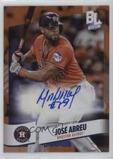 2024 Topps Big League Electric Orange Foil Uncommon Jose Abreu José Auto 16ev
